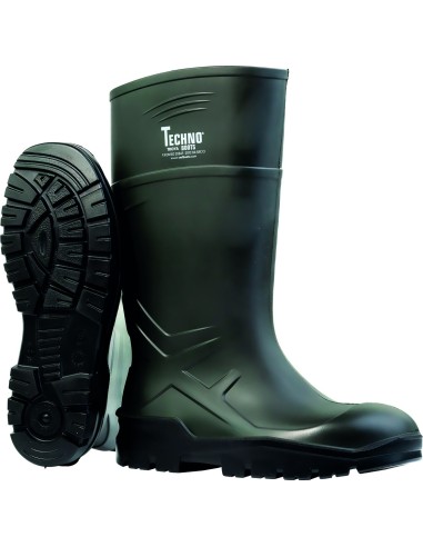 Bota troya no epi pu talla 37 verde/negro de techno boots