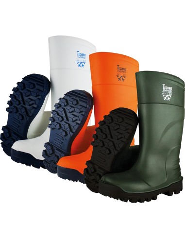 Bota thermo s5 pu -50º talla 39 blanco/azul de techno boots