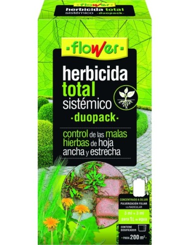 Herbicida total duo pack 35512 de flower caja de 18 unidades