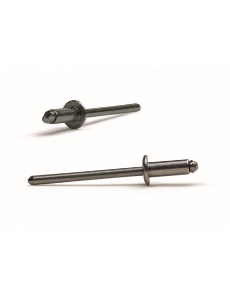 Remache inox a2-4,8x20 de bralo caja de 250 unidades