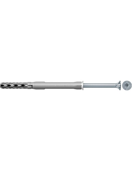 Taco nylon sxr 08x120 t avellanado de fischer caja de 50