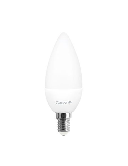 Bombilla led vela 4,2w e14 470l 3000k de garza caja de 10 unidades