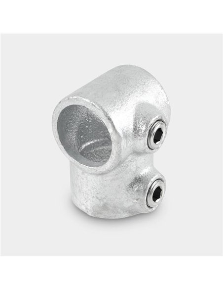 T corta hierro galvanizado 33,7mm de norma