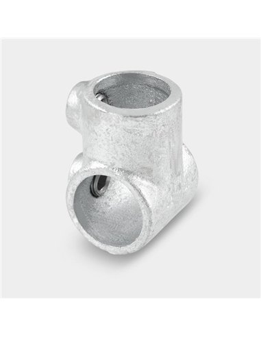T corta hierro galvanizado 33,7mm de norma