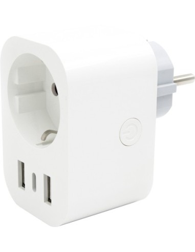 Enchufe wifi eg-ew007mc+ 2xusb+ 1xusb-c de...
