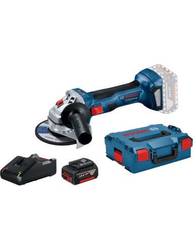 Conjunto amoladora gws18v-7 115+l-boxx+1b...