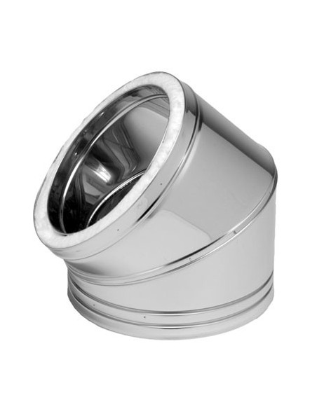 Codo dp inox 304 45º 125mm de dinak