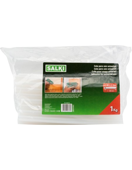 Cola termofusión 04322103-1kg translucida de salki