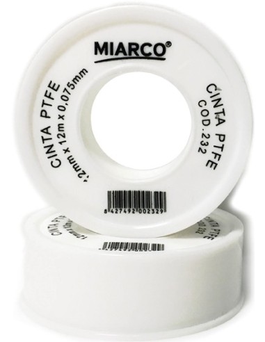 Teflon crudo 12mmx12mx0,075mm de miarco caja de...