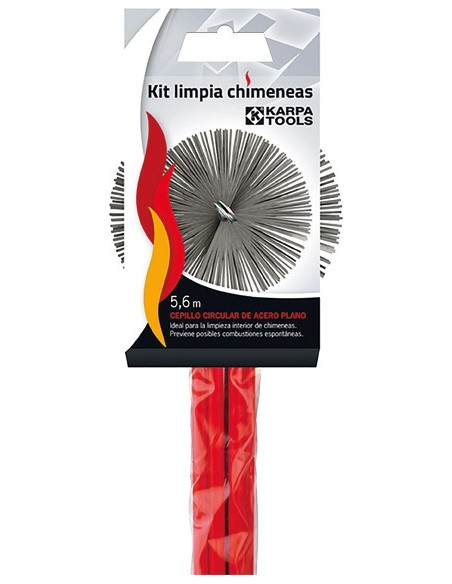 Kit deshollinador acero ø150 08731 de karpatools