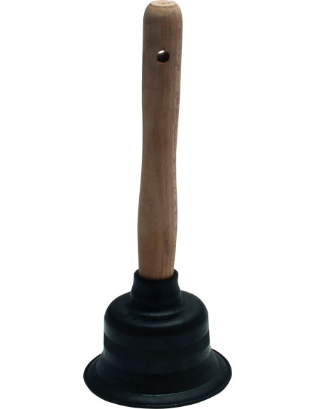 Desatascador grande c/mango madera 88550 de rubi