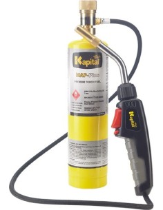 Soplete con manguera + regulador kt947h sin botella de kapital