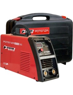 Equipo soldar inverter potenza 200ge con accesorios + maletin