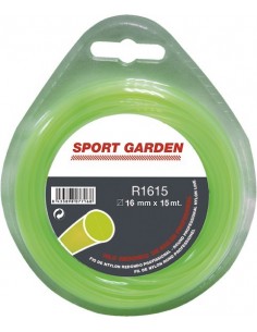 Hilo nylon redondo r3015-3mmx15m de sport garden