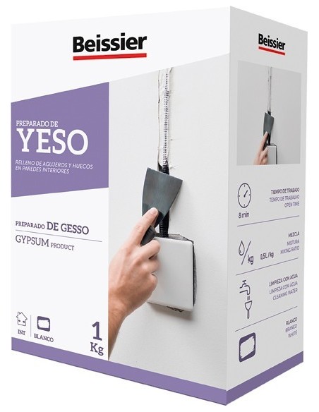 Preparado yeso rellenos 4054-01kg de beissier caja de 10