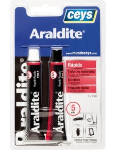 Araldite rápido 510207 15 + 15ml blíster de ceys caja de 6