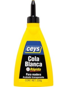 Cola blanca rápida 501603 250gr biberón de ceys caja de 12