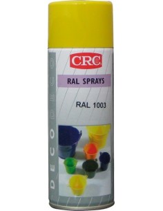 Spray pintura negro mate ral9005 200ml de c.r.c. caja de 6