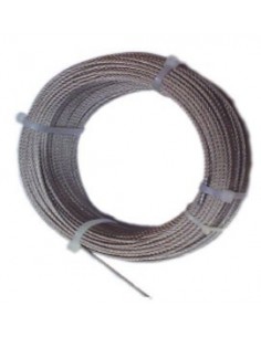 Cable acero inoxidable con d 06/7x07 + 0 de cables y eslingas