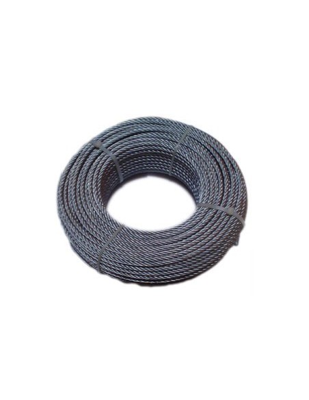 Cable galvanizado 10/6x19 + 1 de cables y eslingas caja de 100