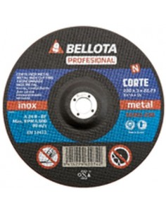 Disco corte metal profesional 50301-230x3x22 a24rbf de bellota