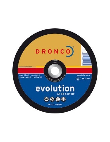 Disco dronco as30s-ht 125x3,0x22,2 corte metal de dronco caja
