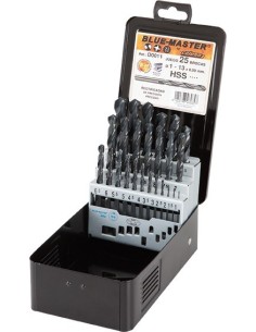 Juego brocas hss din 338-1-13x0,50mm d0011 de bluemaster