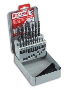 Juego brocas hss din 338-1-10x0,50mm de010 de rec-com
