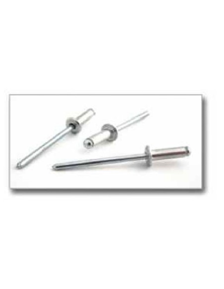 Remache aluminio/acero 4,8x24 de bralo caja de 200 unidades