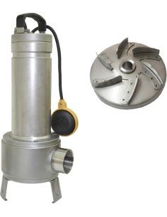 Bomba sumergible aguas fecales vort 10m aut 1hp de saci