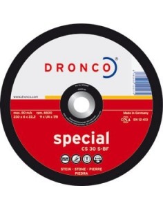 Disco dronco cs30s 115x6,0x22,2 desbaste de dronco caja de 10