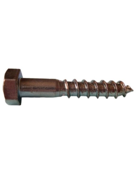 Tornillo barraquero hexagonal 571 08x100 zincado de gfd caja de