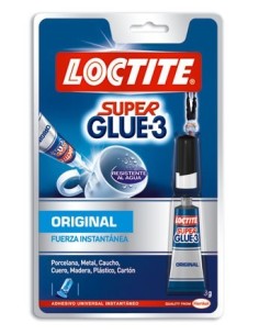 Pegamento super glue 3 03gr. 2002162/2056040 de loctite caja de