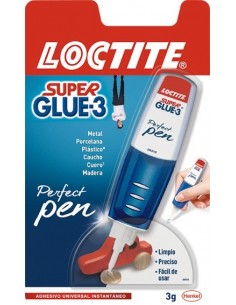 Pegamento super glue 3 03gr perfect pen 2116211 de loctite caja