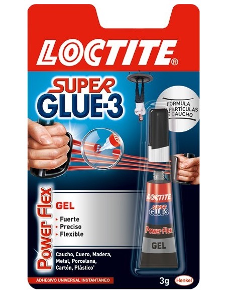 Pegamento s.glue3 p.flex 3gr 078/2067093 de loctite caja de 12