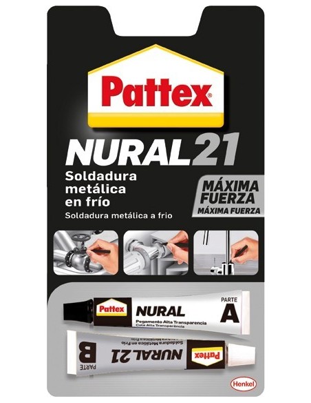 Nural 21 soldadura metalica en frio de pattex