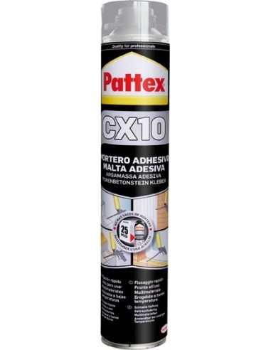 Pattex cx10 mortero adhesivo 2011024 750ml de pattex caja de 12