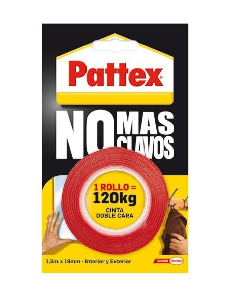 Pattex no + clavos 12cinta doble cara1403701 de pattex