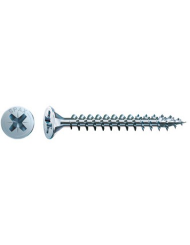 Tornillo cabeza plana galvanizado 2,5 17x016 de spax caja de