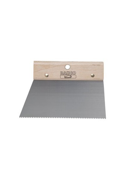Espatula encolar 2212/12cm dentado fino de bahco caja de 5