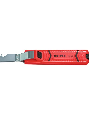 Cuchillo 1620sb-165mm para cables con gancho de knipex