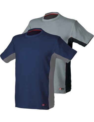 Camiseta stretch 8175 azul/gris t-l de starter