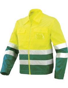 Cazadora alta visibilidad verde/amarillo 8546av t-xl de starter