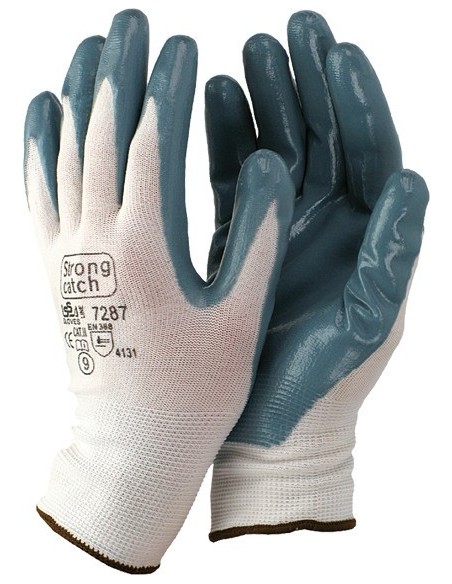 Guante nylon nitrilo 7287 talla 09 de starter caja de 12
