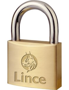 Candado laton 300/25 arco normal de lince caja de 12 unidades