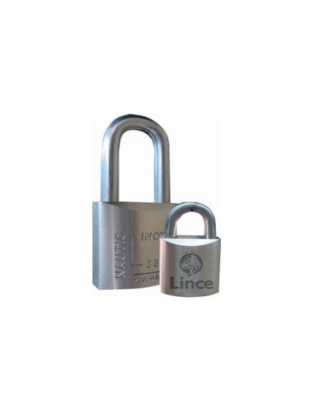 Candado inoxidable 550/35 arco normal de lince caja de 12