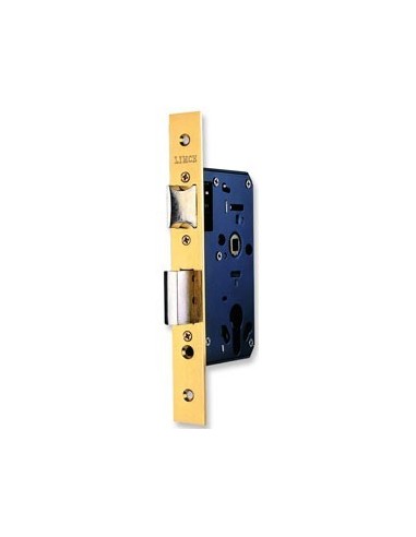 Cerradura puerta madera 5800/40 laton de lince