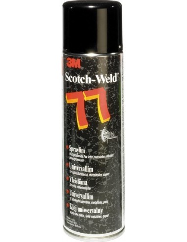 Adhesivo contacto s77 500ml spray de 3m caja de 12 unidades