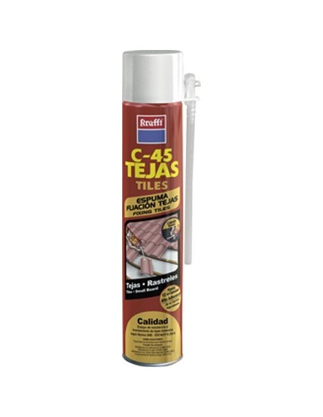 Espuma tejas 750ml manual 50175 de krafft caja de 12 unidades