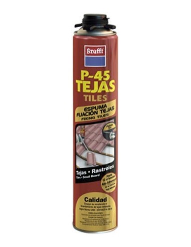 Espuma tejas 750ml pistola 50165 de krafft caja de 12 unidades